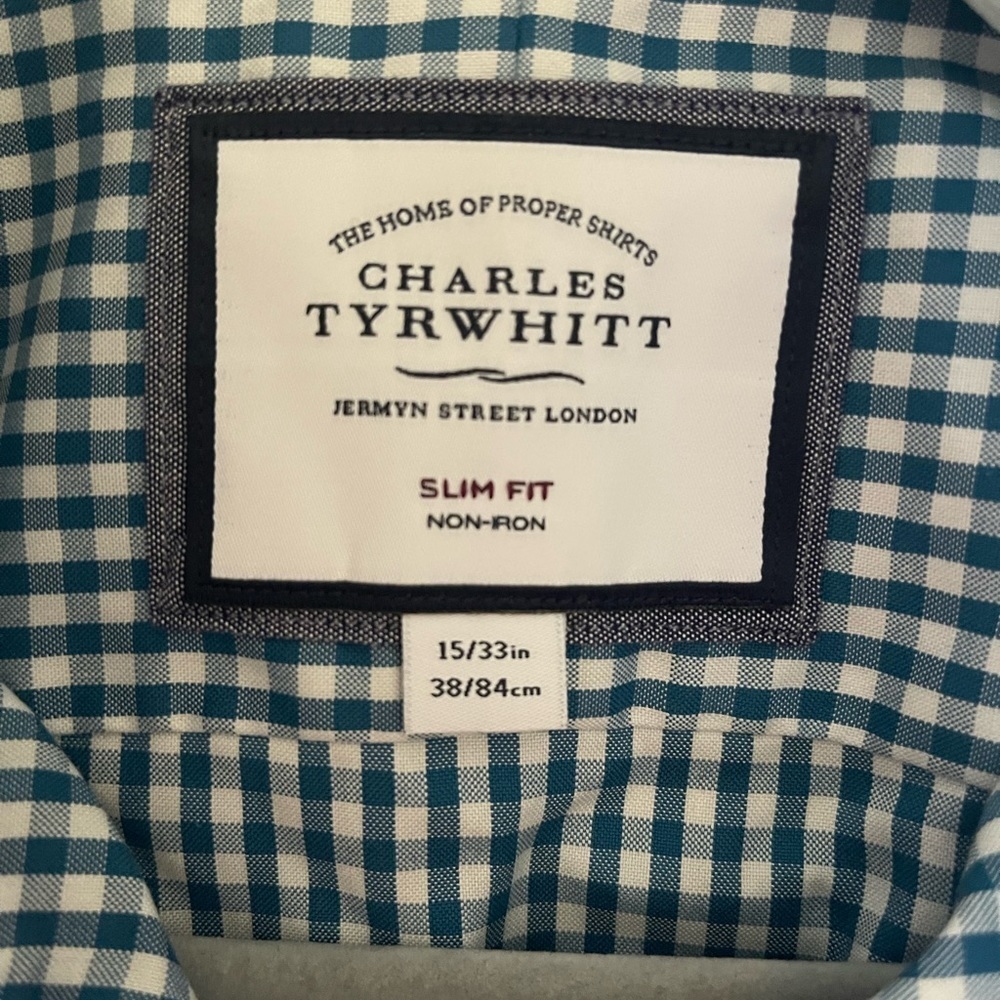Charles Tyrwhitt button down • Mens 15/33in - Picture 4 of 5